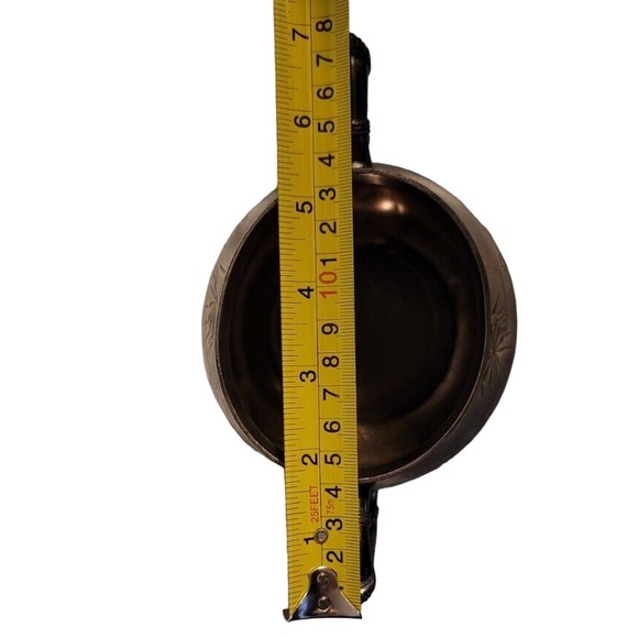 Vintage James W Tufts Vintage Sugar Bowl Quadruple Plate - Picture 9 of 14